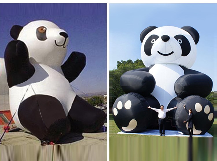 梧州充气熊猫展示
